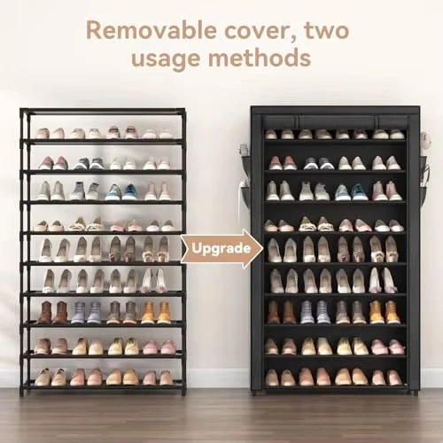 modern shoe rack entryway
